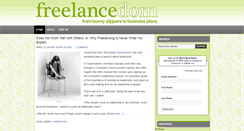 Desktop Screenshot of freelancedom.com