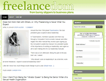 Tablet Screenshot of freelancedom.com